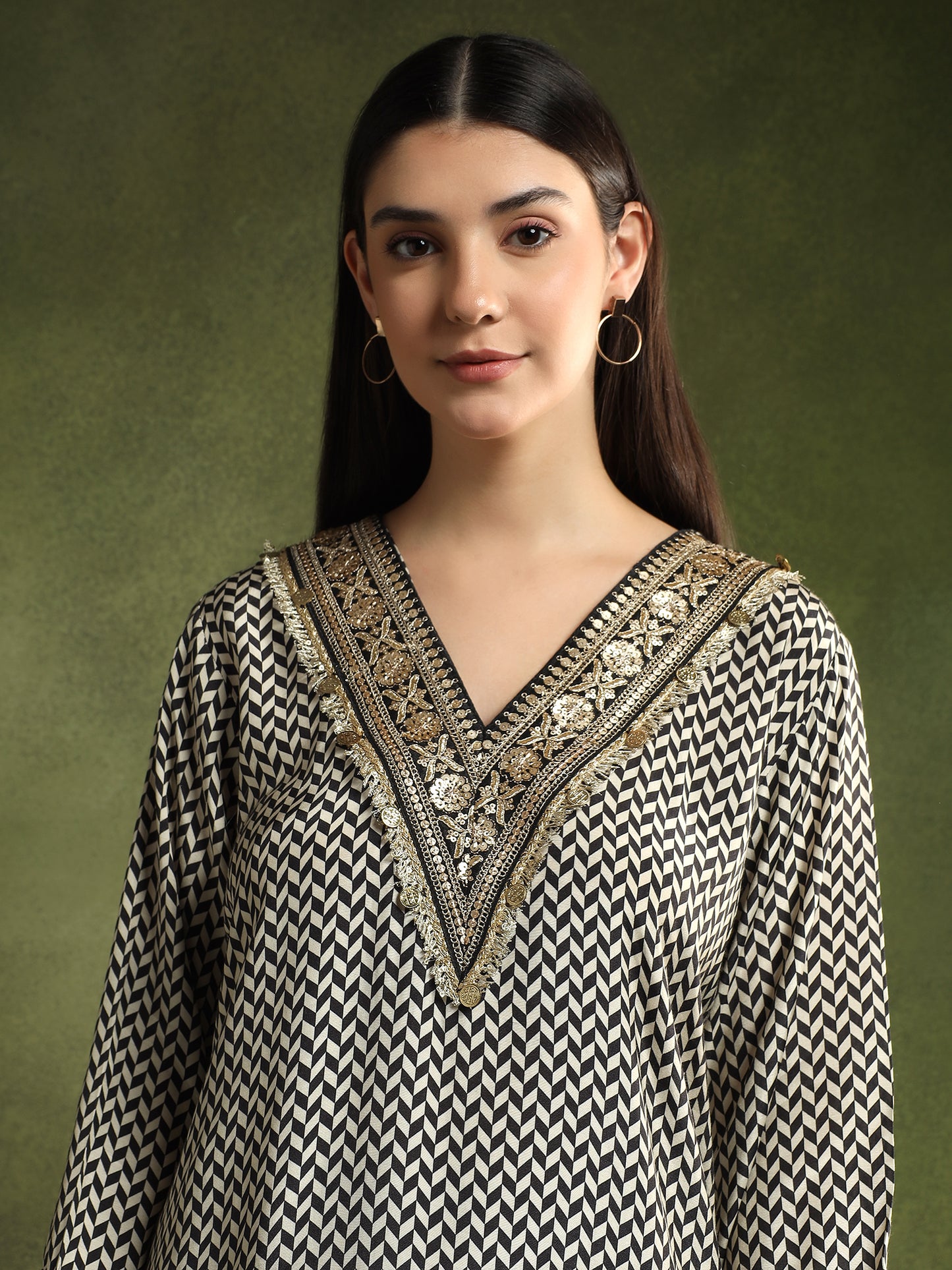 Monochrome Patterned Co-ord Set