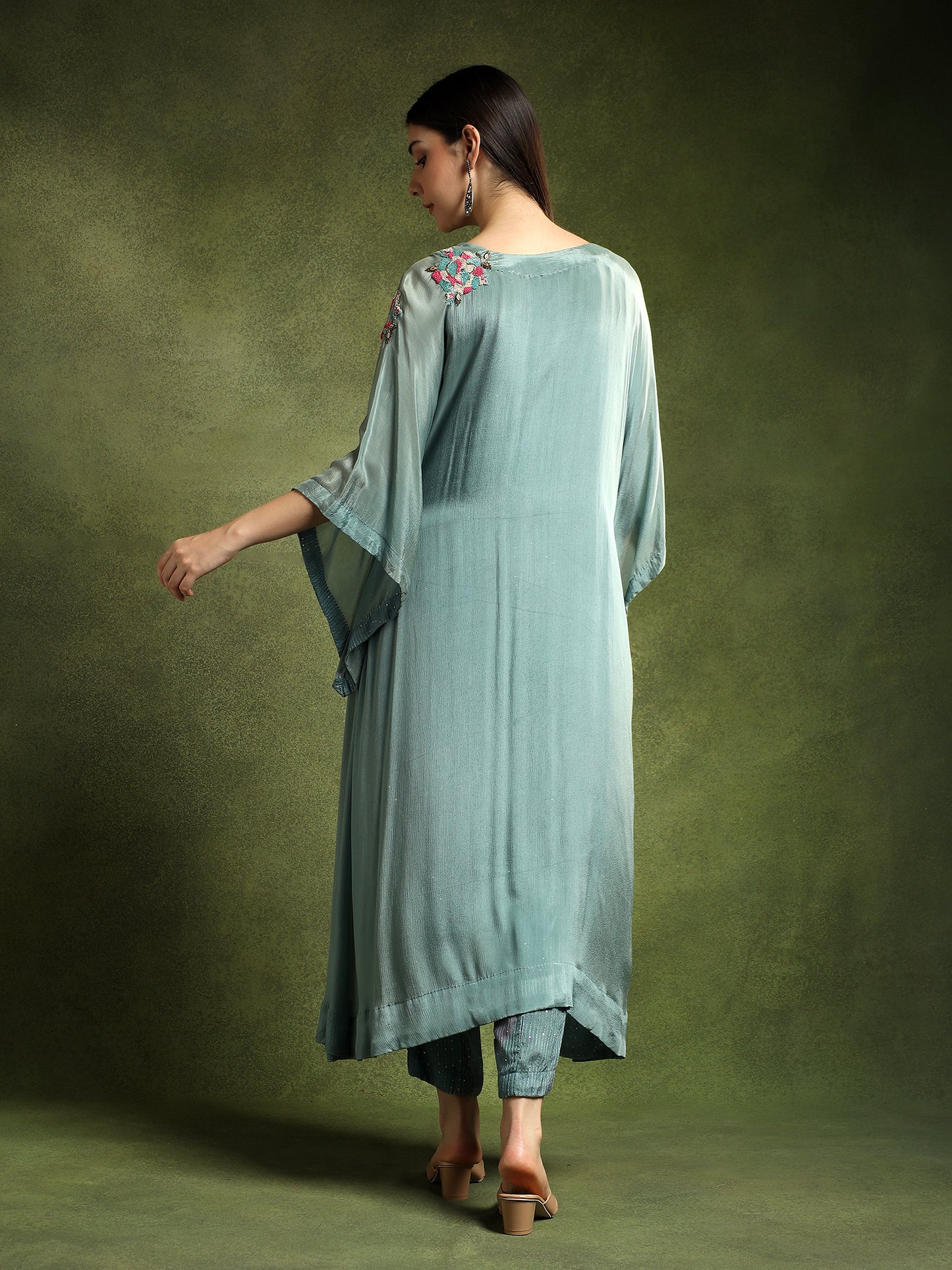 Cadet Blue Cape and Pants Set