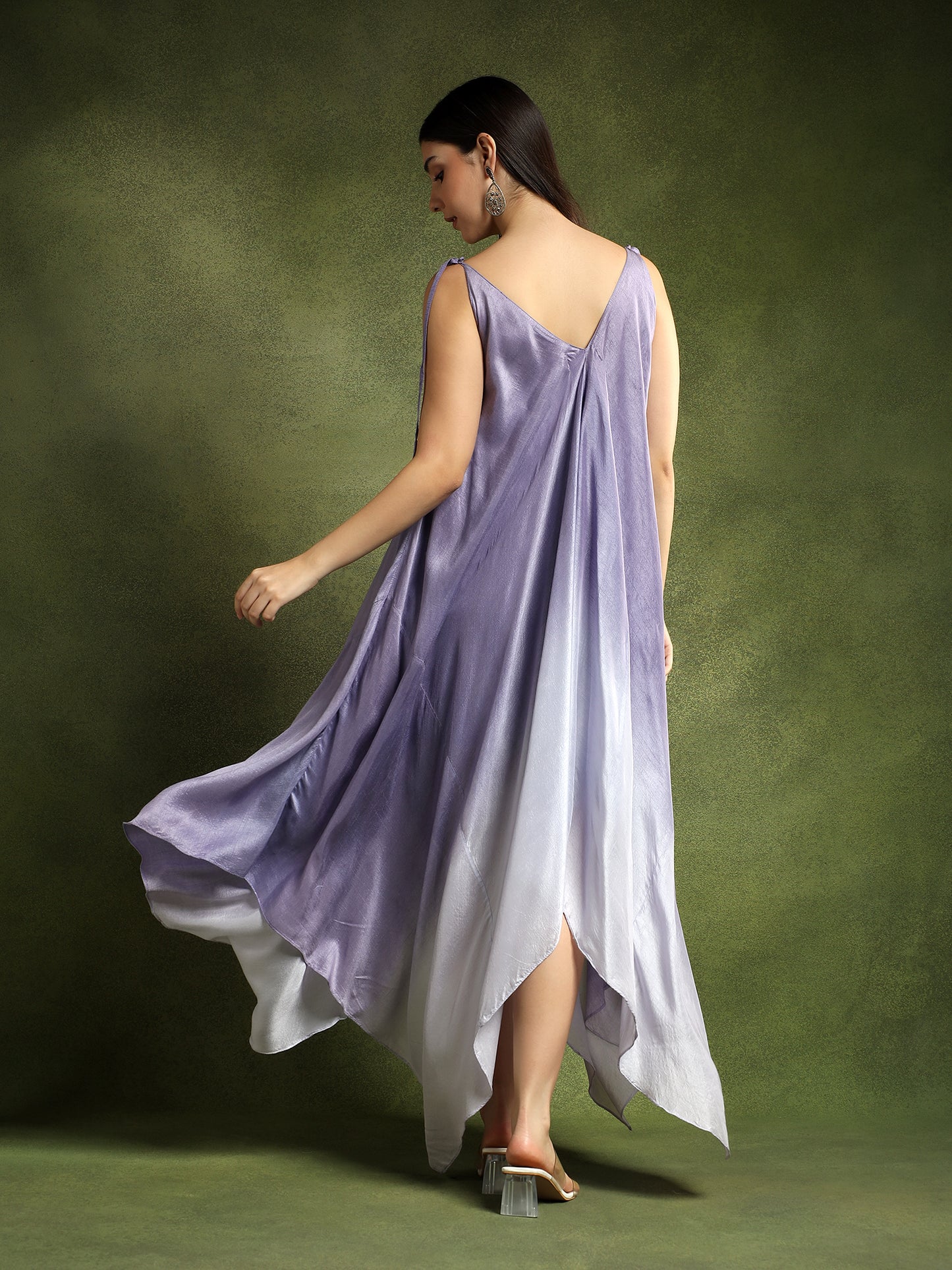 Silk Lavender Dress