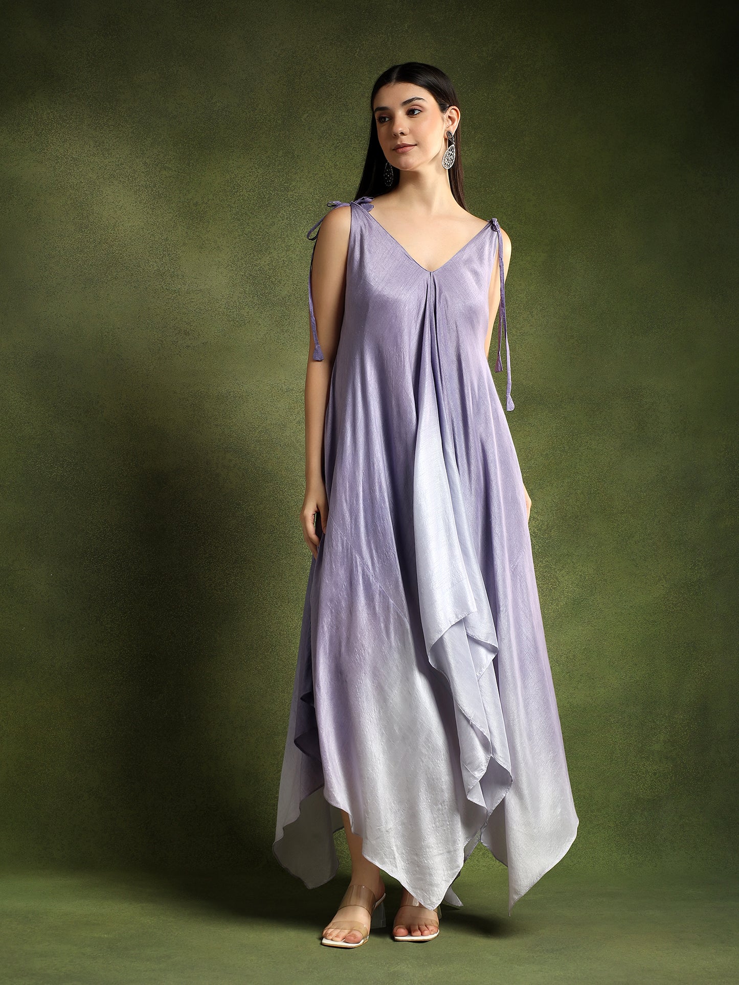 Silk Lavender Dress