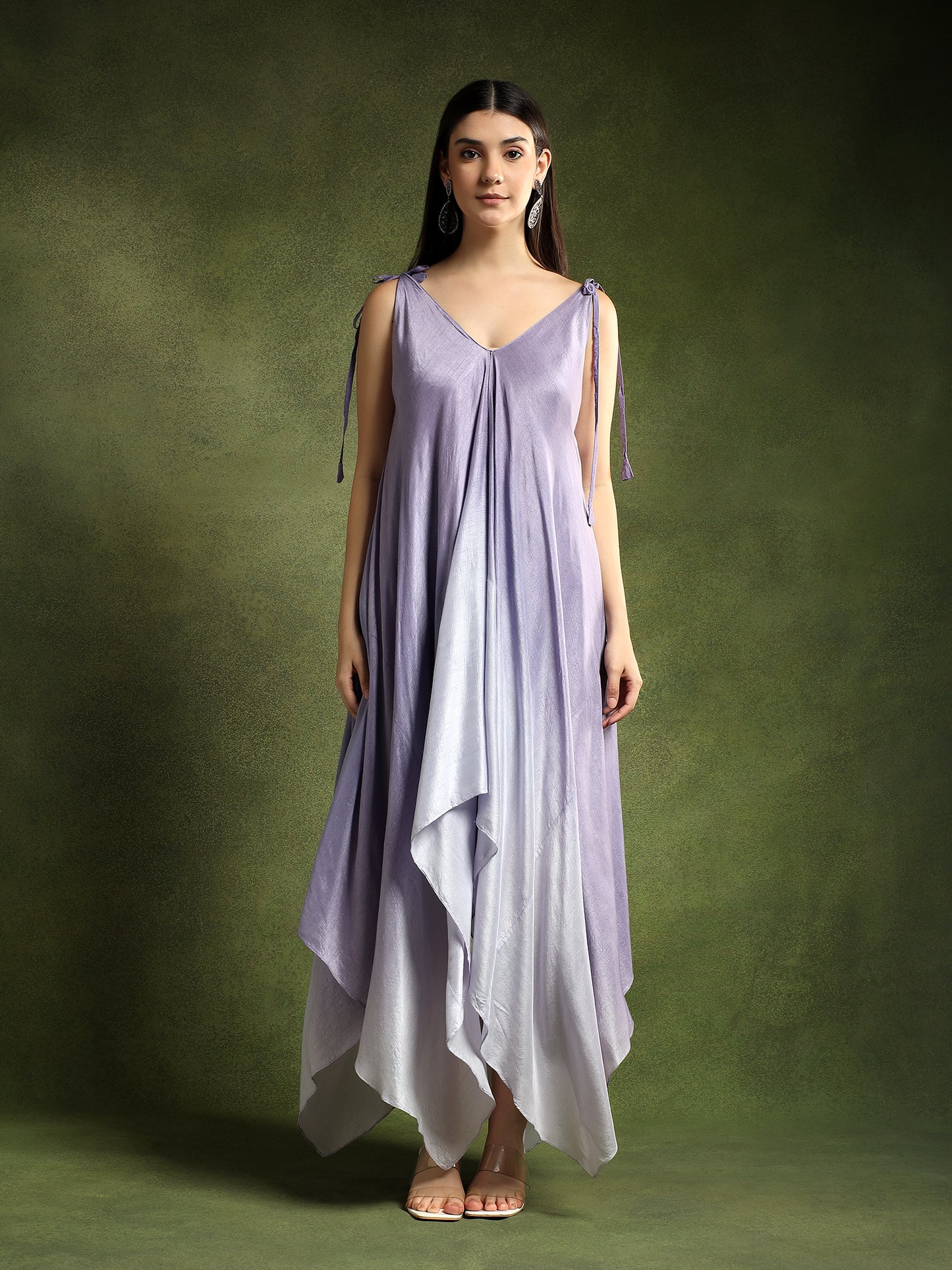 Silk Lavender Dress