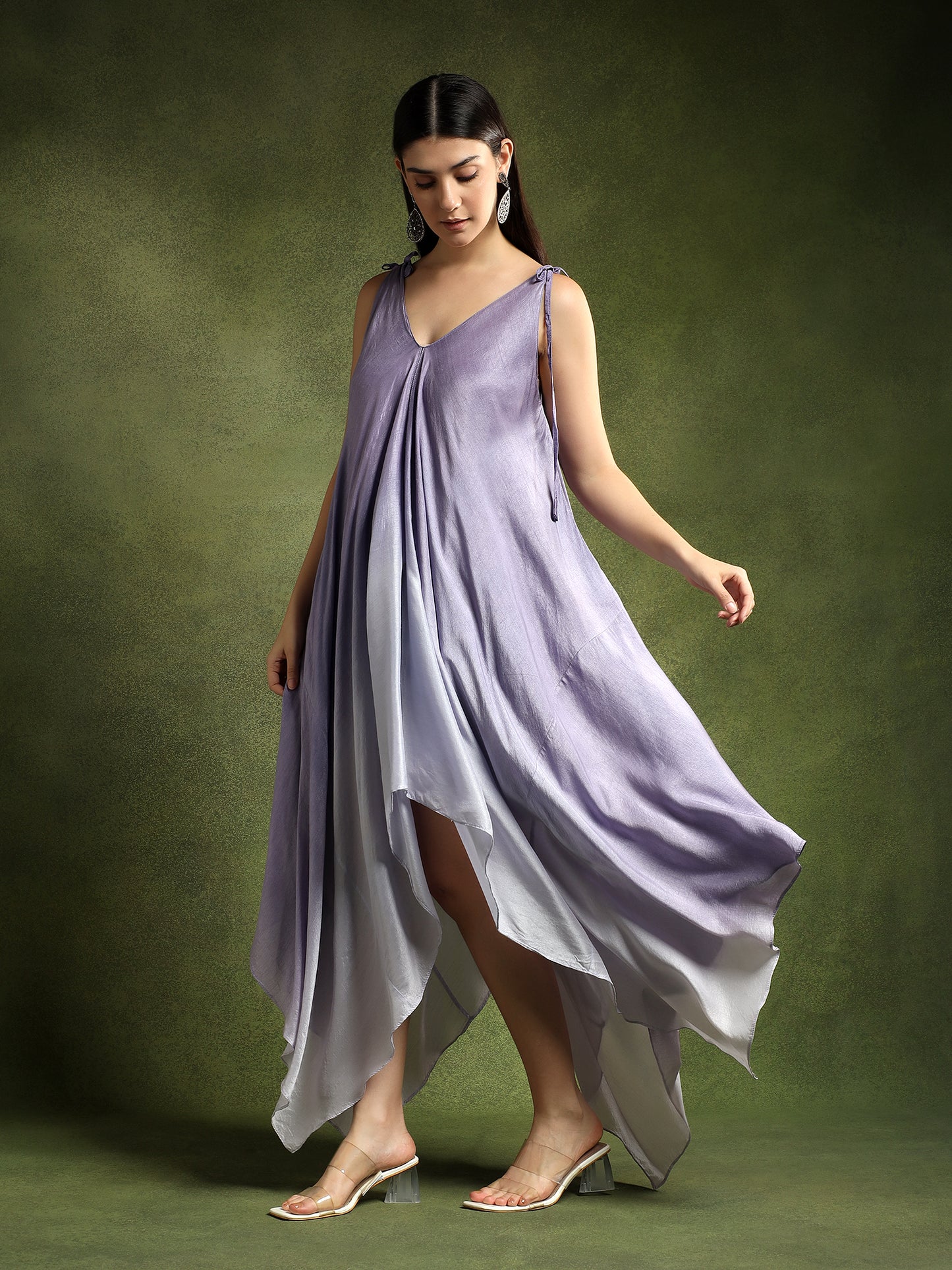 Silk Lavender Dress