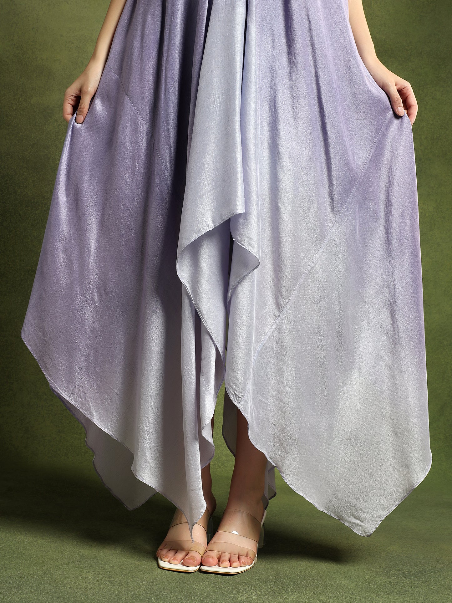 Silk Lavender Dress