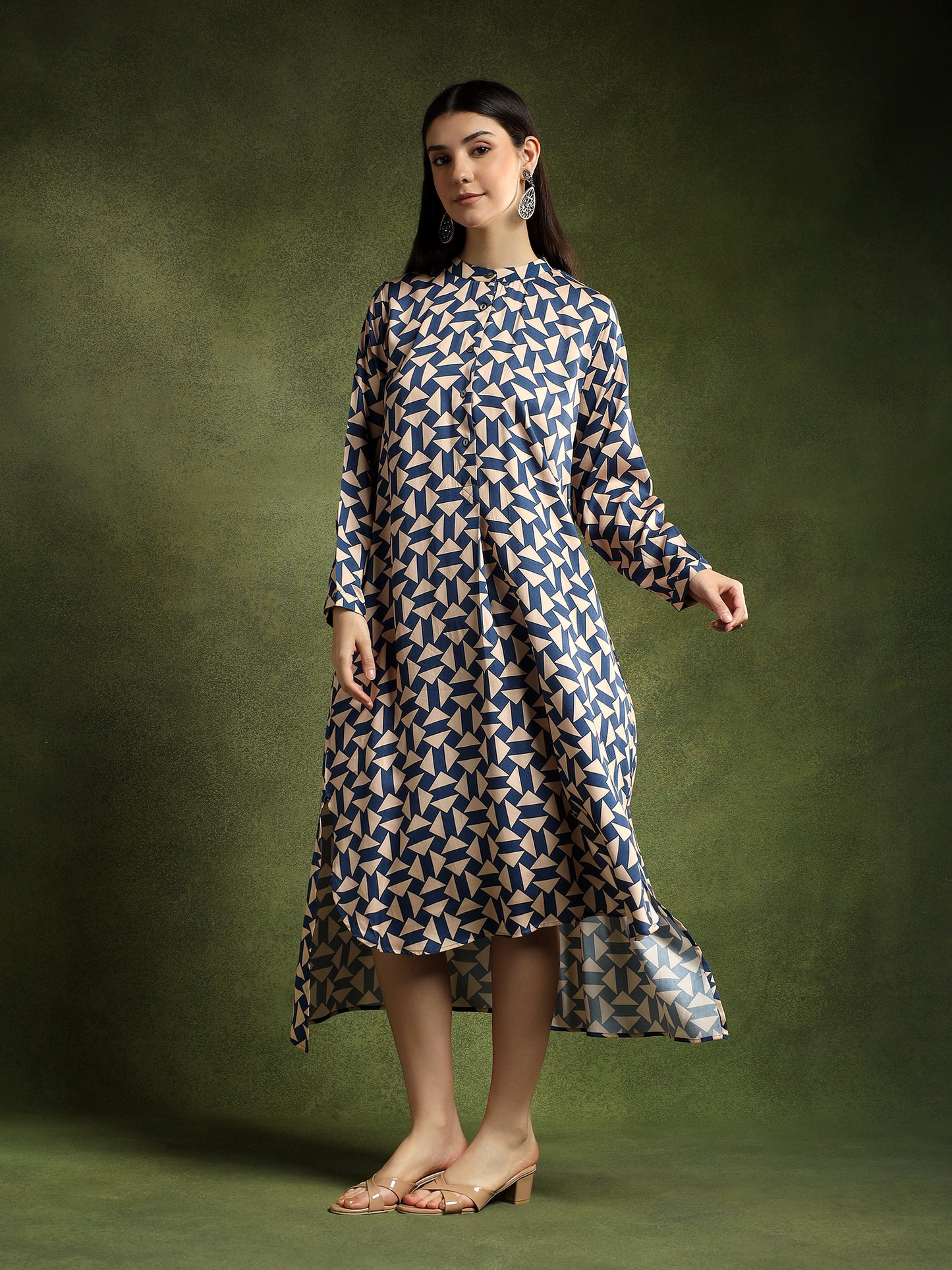 Patterned Kurta Dress