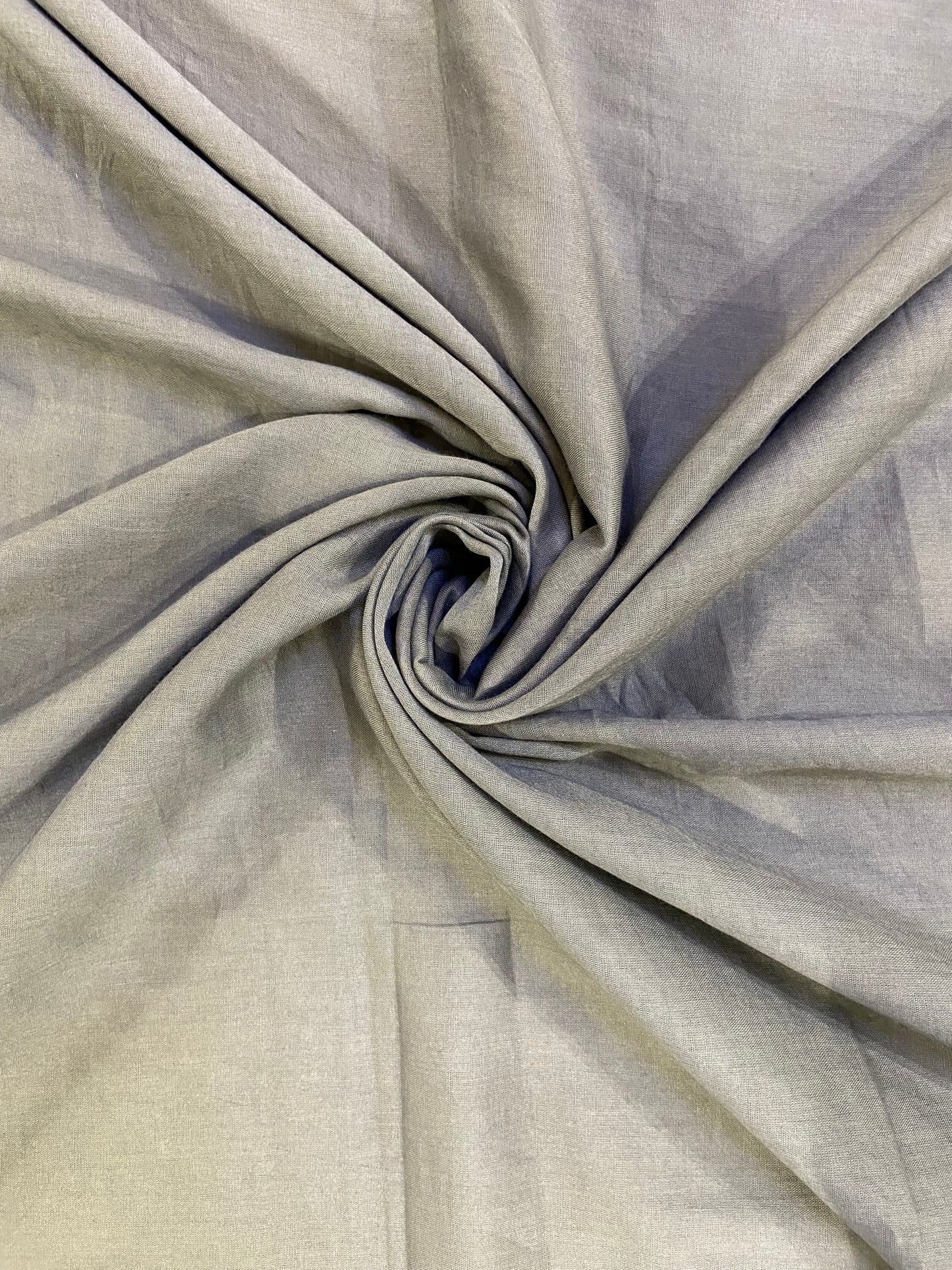 Gray printed cotton unstitch fabric