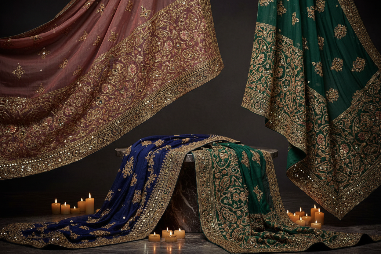 DUPATTAS DRAPES & ODHNIS