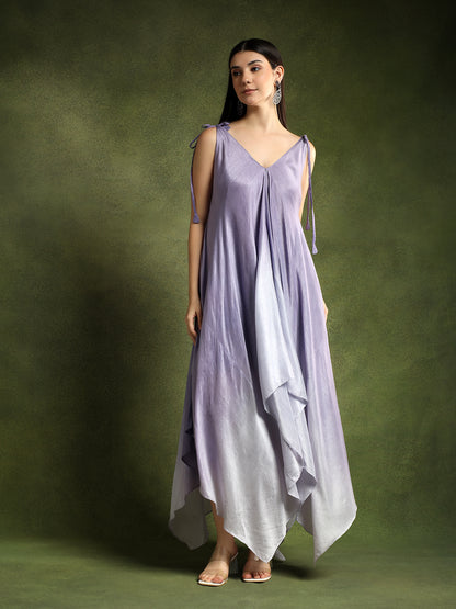 Silk Lavender Dress