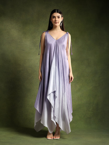 Silk Lavender Dress