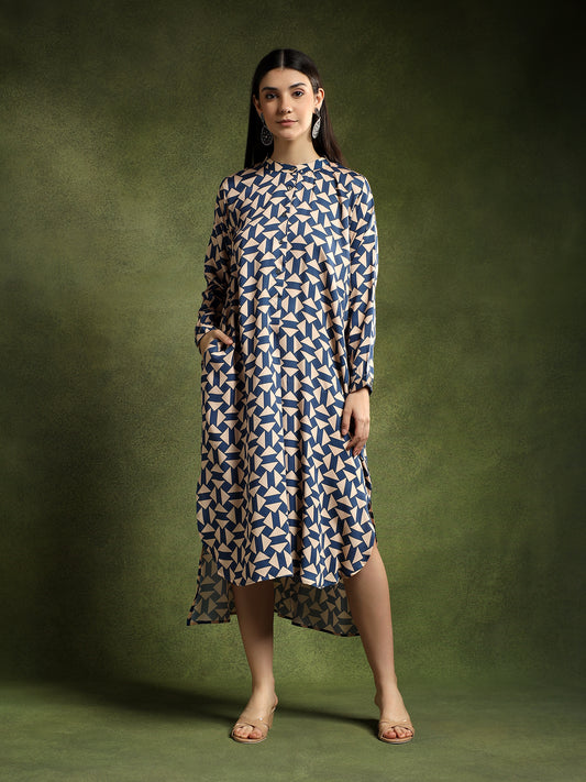 Patterned Kurta Dress