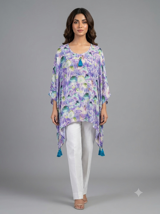 Blue Printed Shirt