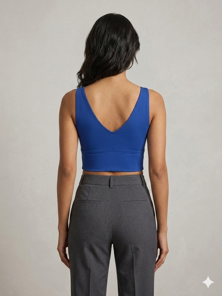 Blue Lycra inner
