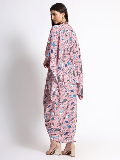 Chinon Printed Cape Set