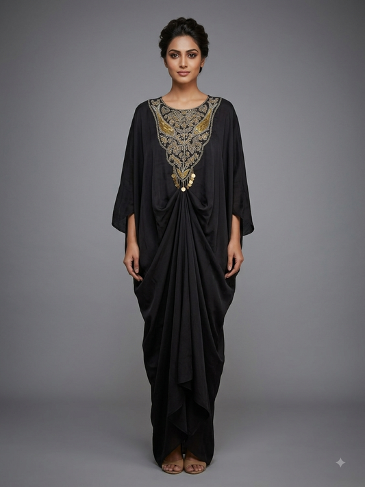 Black Stain Kimono