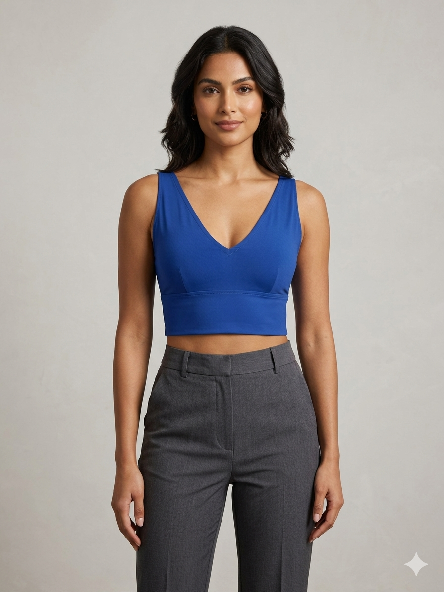 Blue Lycra inner