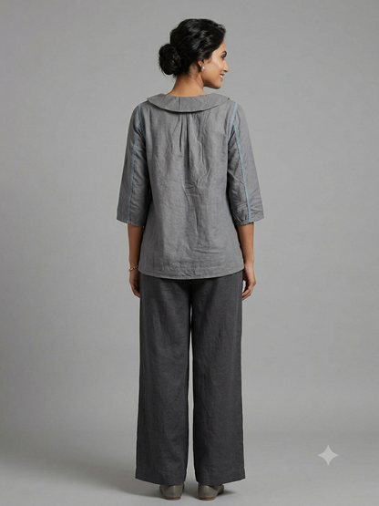 Gray Cotton Shirt