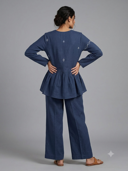 Blue Cotton Shirt