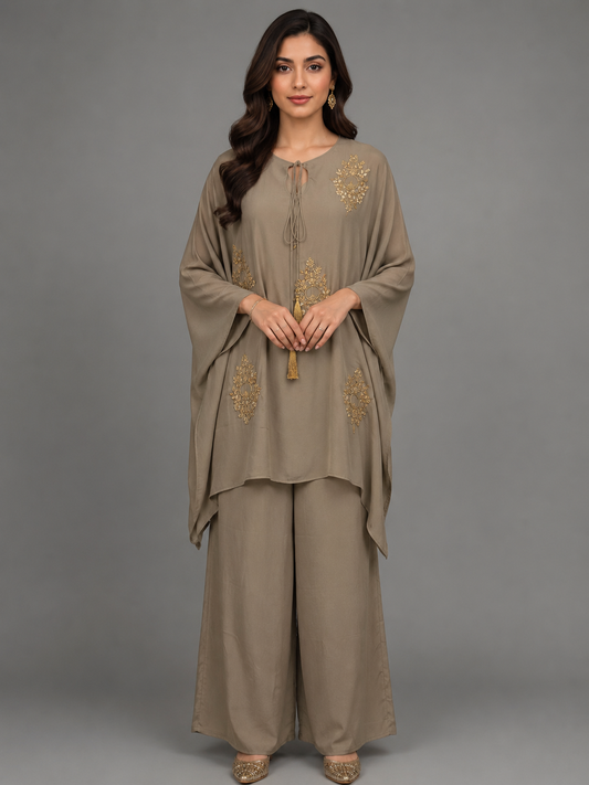 Mouse Satin Embellished Cord Set