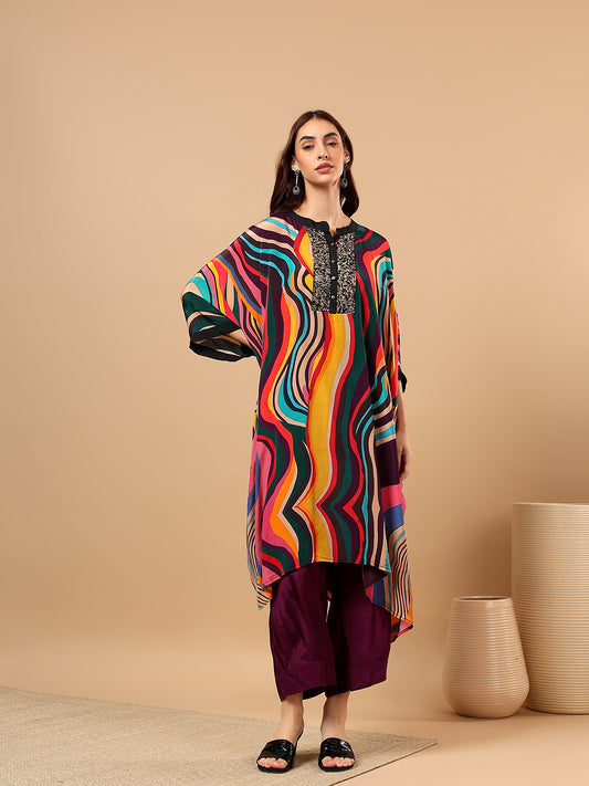Malti colour abstract cord set