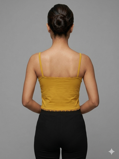 Yellow Lycra inner
