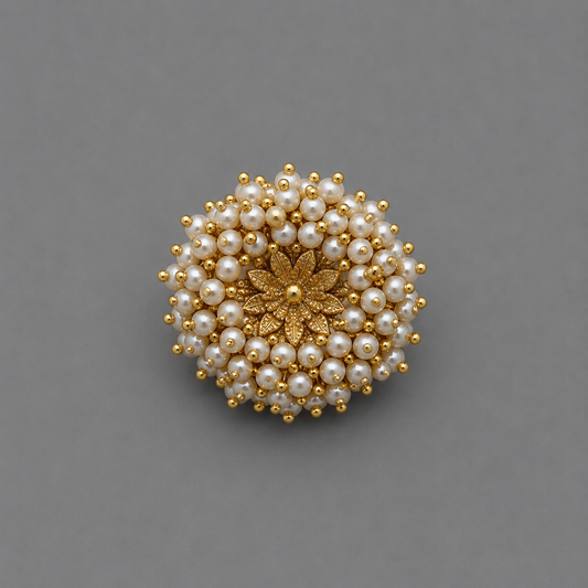 Semi-Precious Pearl Ring