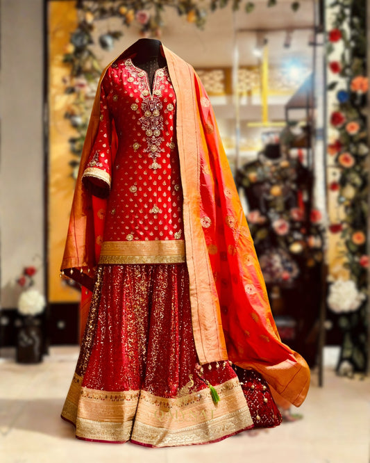 The Customised Embellished Banarsi Suit