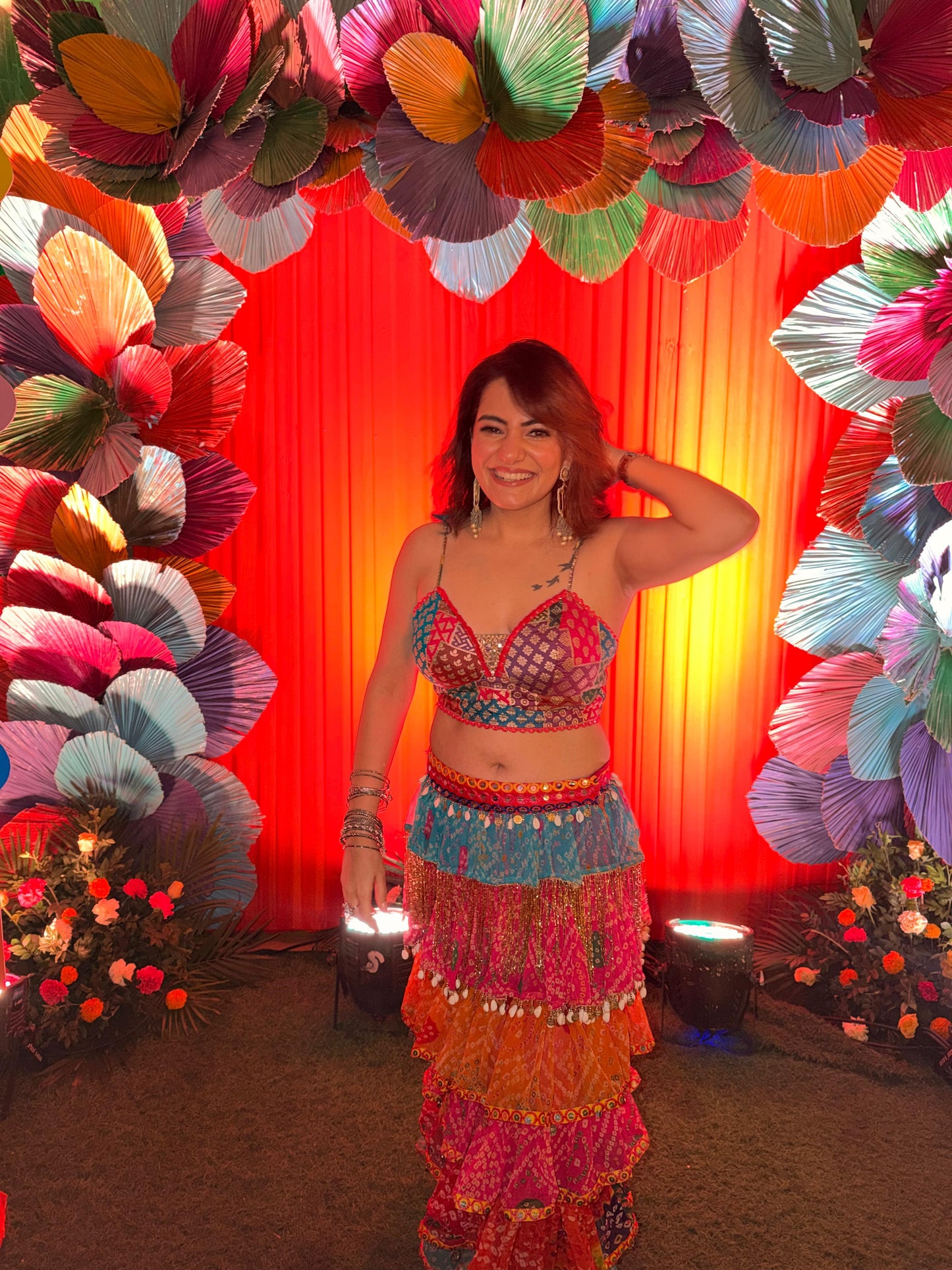 The Customised Bandhani Denim Fusion