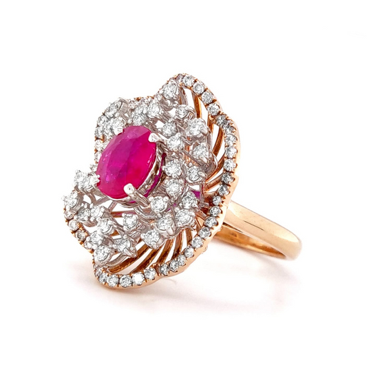 Ring Diamond Ruby